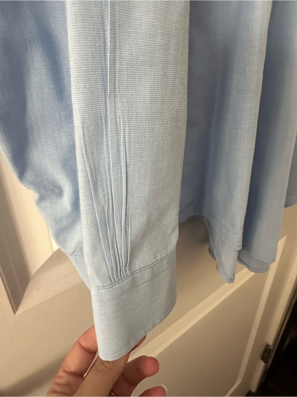 Brooks Brothers 346 Light Blue Dress Shirt with White Contrast Collar - Picture 2 of 6